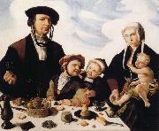 Maerten van heemskerck Fmily Protrait oil painting